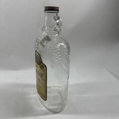 Vintage Fairview Wine Co. of Maine Clear Pressed Glass 1/2 Gallon Jug With Label
