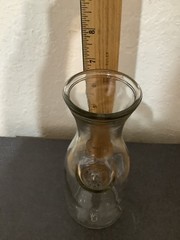 Vintage Paul Masson Clear Glass Wine Carafe Since 1852 Decanter Pitcher