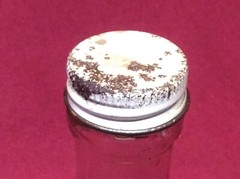 Vintage RARE Mother Goldstein Concord Grape Wine Glass Bottle W/ Cap Hartford CT