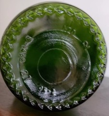 Empty Wine Bottle without Label ~ Rustic ~ Dark Green Bottle ~ Crafts and Decor