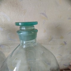 Vintage glass jar, 10 liter wine bottle, shipping 2 pcs.