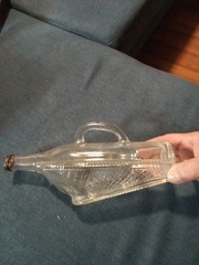 1966 London Winery Ltd Boat Wine Bottle, With Handle
