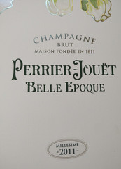 PERRIER JOUET CHAMPAGNE. BELLE EPOQUE EMPTY BOX+BOTTLE Floral 750ml. 2011