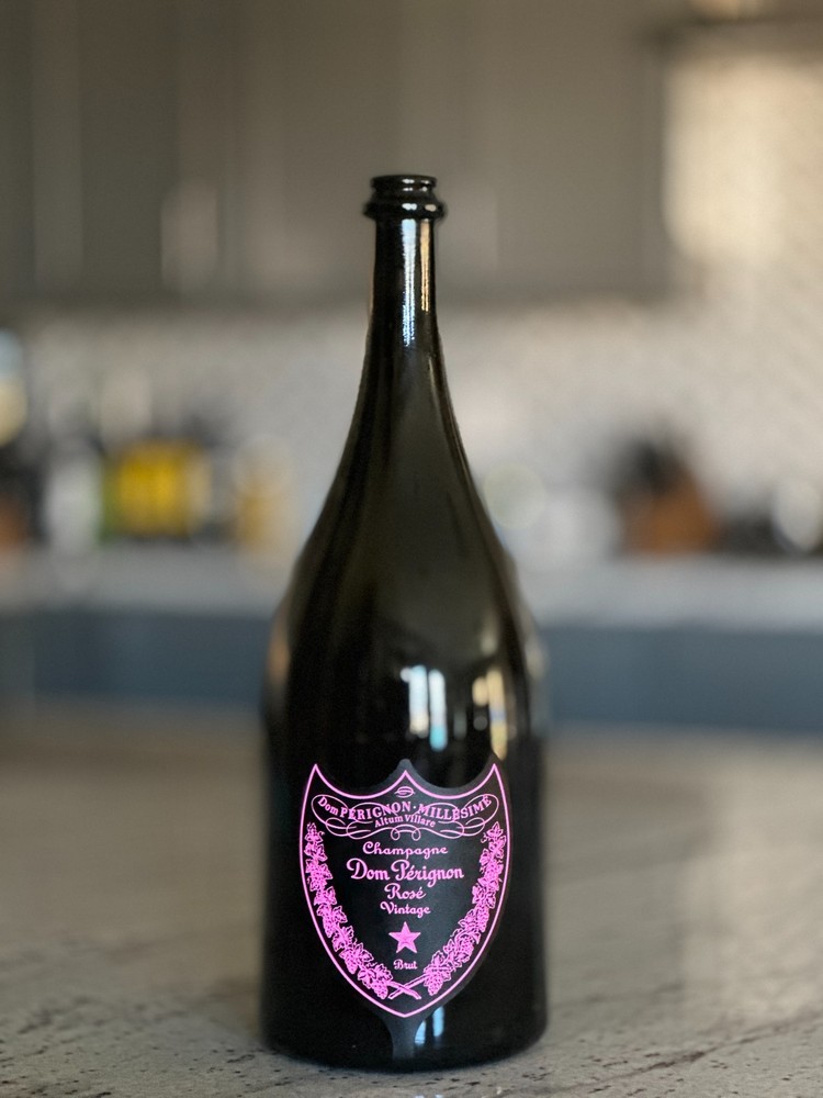 Rare Jerboam Dom Perignon Rose Luminous Pink Light Up 1 Empty Bottle 3L