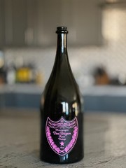 Rare Jerboam Dom Perignon Rose Luminous Pink Light Up 1 Empty Bottle 3L