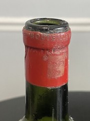 Chateau Mouton de Armailhacq Philippe de Rothschild 1948 Empty Bottle No Cork