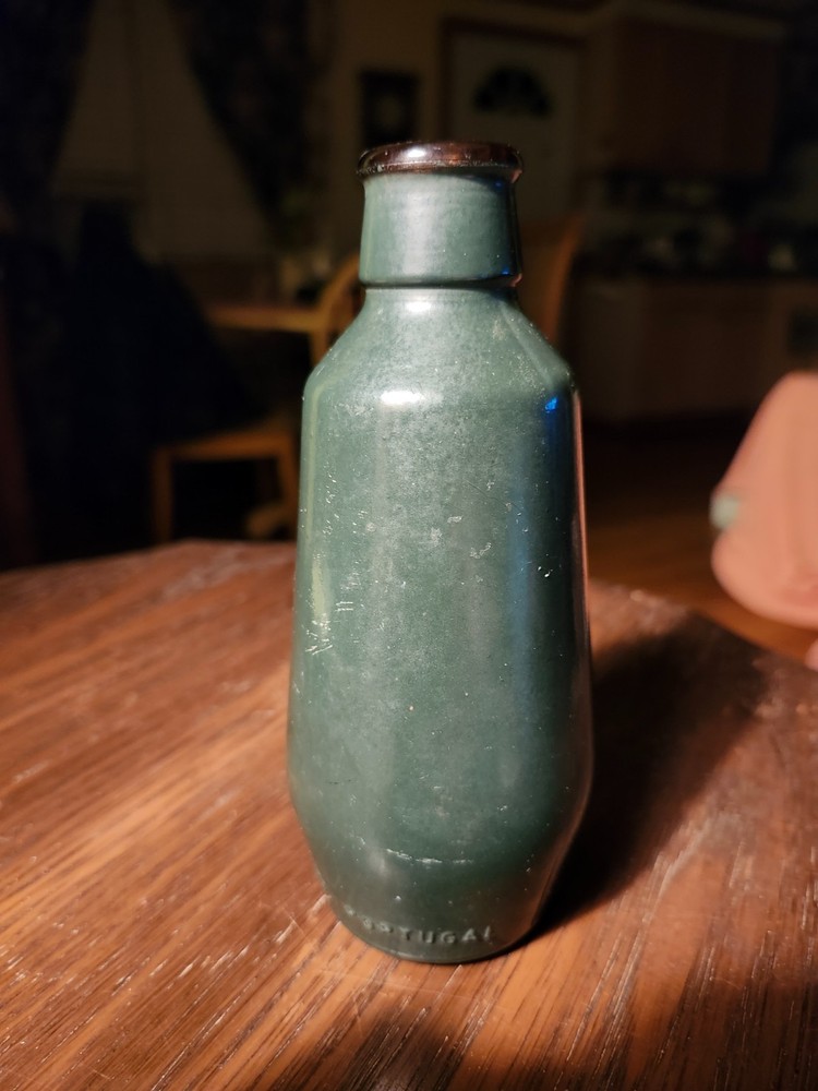 Vtg Green Bottle 5 1/2&Prime;, J.M. Da Fonseca Azeitao Portugal
