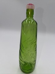 VTG RIPPLE Gallo&rsquo;s 1960-84 HIPPIE Wine Flavor Guard Green Glass Bottle 4/5 QT