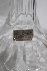 Vintage Romanian 24% PBO Lead Crystal Vitrometan Decanter