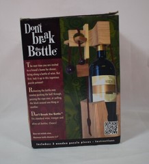 Dont Break The Bottle Ingenious Wooden Puzzle To Lock Up A Gift Wine Bottle NIB
