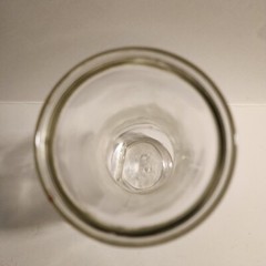 Vintage Paul Masson 9 3/4 Clear Glass Wine Carafe Since 1852 Decanter Pitcher