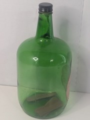 Vintage Chateau Luzerne Mountain White Chablis 4 Liter Glass Wine Jug