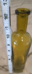 Green Glass Olive Oil Bottle 750mL Sold Empty 12-1/4&Prime; Tall