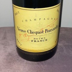 RARE VTG Veuve Clicquot Ponsardin 3L Sealed Empty Dummy Bottle Decor Collectible