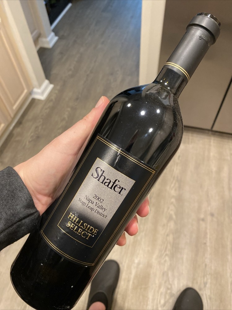 2002 Shafer Hillside Select 750ml Empty Wine Bottle VERY RARE