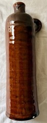 Brown Glazed Newberry Wine Bottle