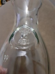 Vintage Paul Masson Since 1852 ~ 36 oz Glass Carafe Decanter Milk Bottle