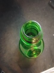 Vintage Green Glass 1.5 Liter bottle In Mint Condition A3