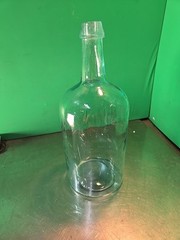 Vintage Green Glass Demijohn Aqua Gallon Bottle – 15&Prime;H X 6&Prime;Dia | Unique