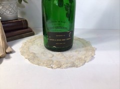 Vintage Perrier-Jouet Fleur De Champagne Bottle~1976~Hand Painted Flowers~Empty~