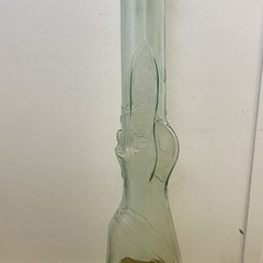 Vintage Gori Gori Chianti Rifle Bottle 3L Green Glass Italy 1960s 45.5 In Tall