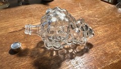 Vintage_Grape Cluster Shape_Clear_Glass Bottle_Made in France_C00L_cHECK iT_