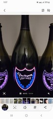 Empty Dom Perignon LADY GAGA