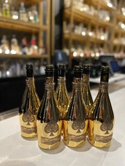 Armand De Brignac: Ace of Spades GOLD: 6 EMPTY Bottle 750 ml w/case & sleeves