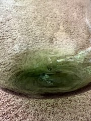 🇺🇸Demijohn 56 Wine Carboy Huge Green Glass Bottle 25.5&Prime; Tall 17.5&Prime; Wide🇺🇸