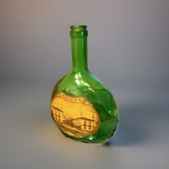 Mateus Green Glass Wine Bottle Product Of Portugal Pint And 9 Ounces No Cap