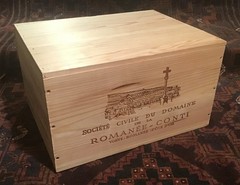 Domaine Romanee-Conti 2020 Grand Echezeaux emply 6-pack wood wine box Burgundy