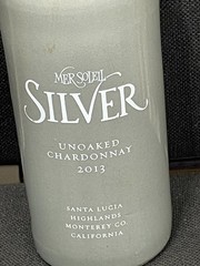 Ceramic Wine Bottles Empty Silver Unoaked Chardonnay Mer Soleil 2011 750ml – (2)