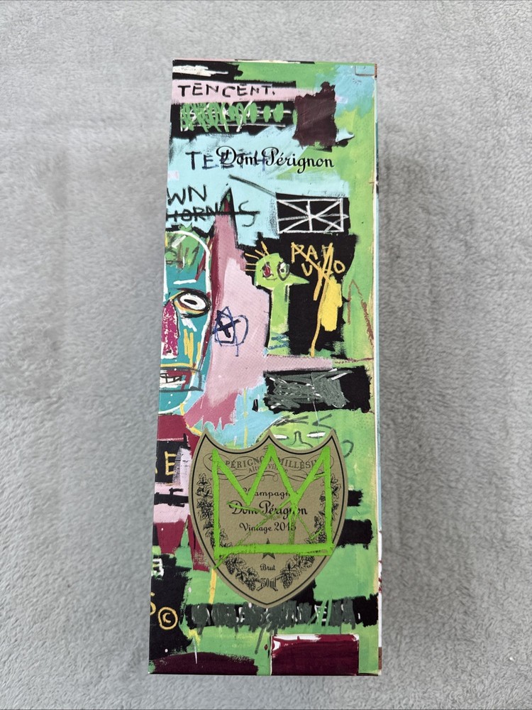 Dom Perignon Jean-Michel Basquiat 2015 Empty Gift Box Champagne Display Case