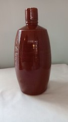 Vintage Stoneware Wine Bottles Newberry Wine And Lancers Wine Red Brown Wine Art