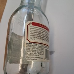 vintage Embossed Paul Mason Since 1852 Glass Wine Bottle 1 L Jar