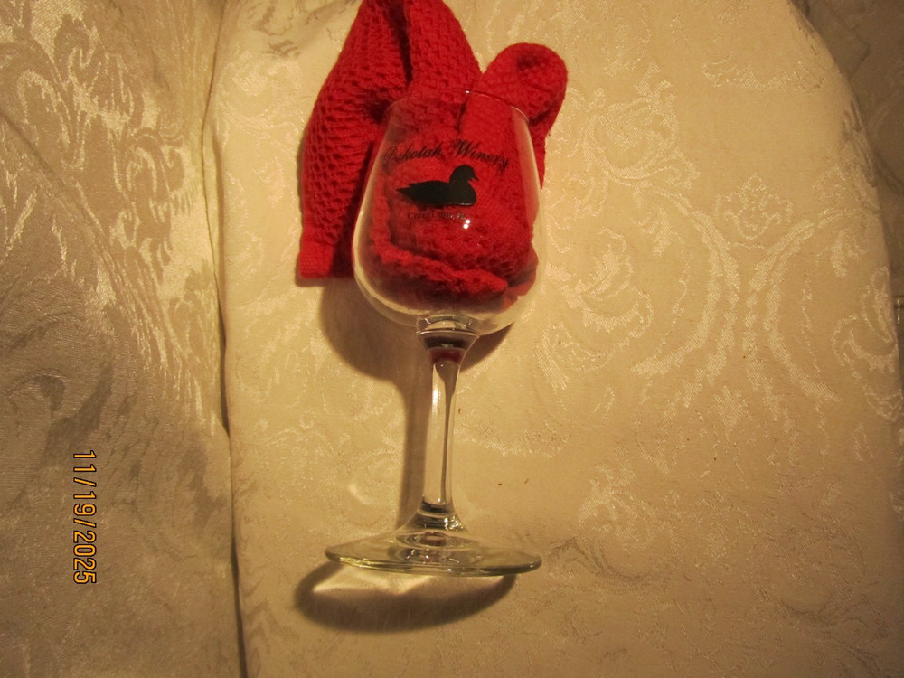 Dakotah Winery Chiefland, Fl Clear Stem Wine Glass