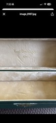 Dom Perignon 1985 Cuvée Collectible Wine Bottle Box Green Beige