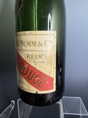 Vintage G.H. Mumm Reims CHAMPAGNE Large 22” EMPTY Bar Back Bottle Sign Display