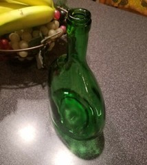 Vintage green glass bottle 1.5L BA