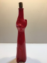 Happy Cat Moselland Cat Shaped Bottles Set of 2 Germany (Empty)