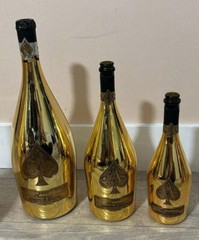 3 Empty Ace of spades Rose , 3Size 3lt , 1.5lt , 750 ML , JEROBOAM Magnum Regul