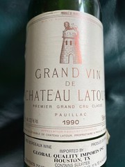 Chateau Latour, Mouton Rothschild Vintage Wine Bottles