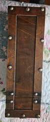 Vintage Wood 14×5 in Single Bottle Wine Box