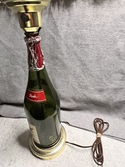 Vintage Wine Bottle Lamp – Unique and Upcycled Decor