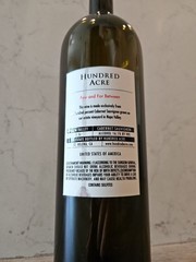 Hundred Acre 2018. 1.5 Liters Few & Far. Empty w Cork. Napa V Stained 54 of 390