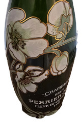 PERRIER JOUET EMPTY 750 ML ANEMONE CHAMPAGNE BOTTLE SEAGRAM CHATEAU ESTATE NYC