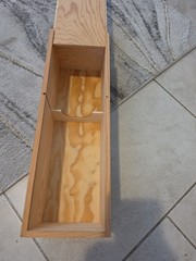 Cartier Cuvee Champagne Wooden Collectors Box Imported From France BOX ONLY!!