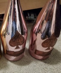 10 ACE OF SPADES ROSE (ARMAND DE BRIGNAC) 750ML EMPTY CHAMPAGNE BOTTLE No BOX