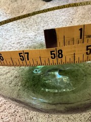 🇺🇸Demijohn 56 Wine Carboy Huge Green Glass Bottle 25.5&Prime; Tall 17.5&Prime; Wide🇺🇸