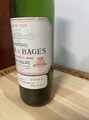 1989 Chateau Lynch Bages Pauillac Empty Bottle No Cork